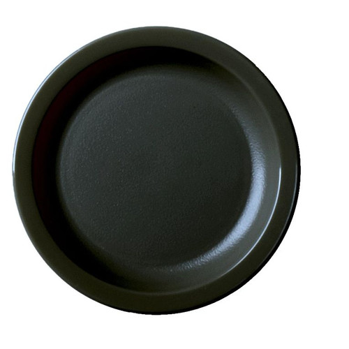Cambro 65CWNR110 6.56" Dia. Black Polycarbonate Round Narrow Rim - 48/Case