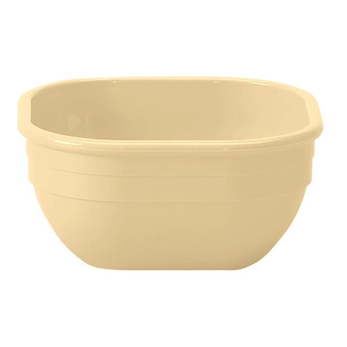 Cambro 10CW133 9.4 Oz. Beige Polycarbonate Heat Resistant Camwear Bowl - 48/Case