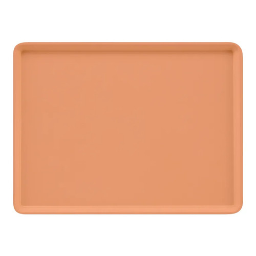 Cambro 16225117 16.5" x 22.5" Rectangular Fiberglass Dark Peach Camtray - 12/Case