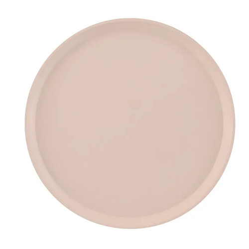 Cambro 1600107 16" Dia. Round Fiberglass Pearl Gray Serving Camtray - 12/Case