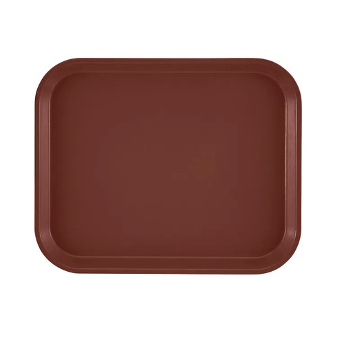 Cambro 810501 9.88" x 8" Real Rust High-Impact Fiberglass Rectangular Camtray