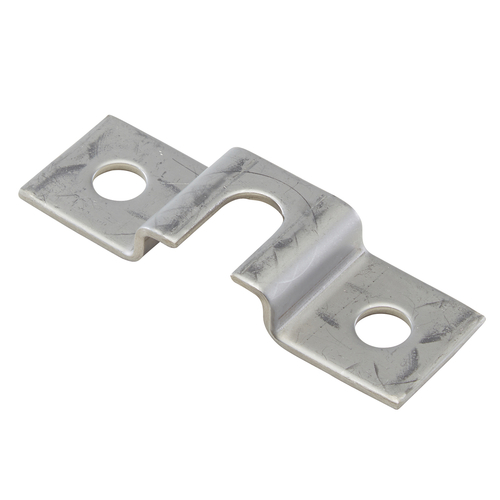 Cambro CSHDFF 4.25" x 1.38" x .05" Silver Stainless Steel Seismic Foot Camshelving Accessory - 4 Cases