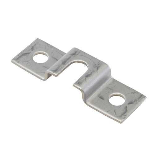 Cambro CSHDFF 4.25" x 1.38" x .05" Silver Stainless Steel Seismic Foot Camshelving Accessory - 4 Cases