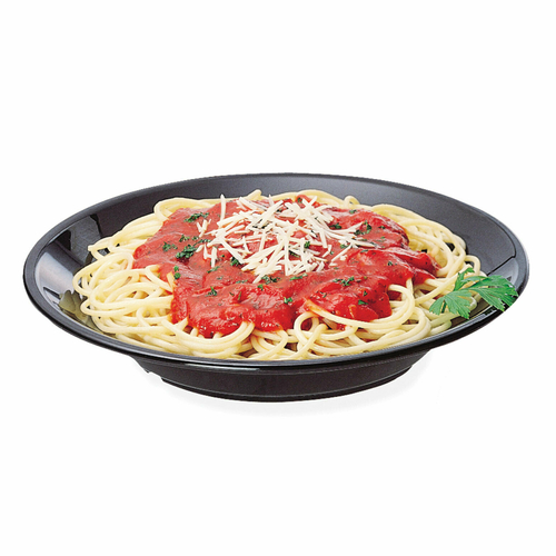 Cambro 90SPCW110 23.5 Oz. Black Polycarbonate Scratch Resistant Camwear Soup Bowl - 48/Case