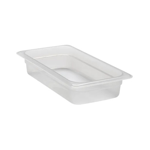 Cambro 32PP190 2 1/2" Deep Translucent Polypropylene 1/3 Size Food Pan - 6/Case