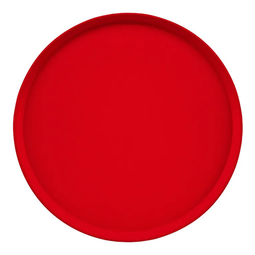 Cambro 1950521 19.5" Earthen Gold Fiberglass Round Serving Camtray - 12/Case