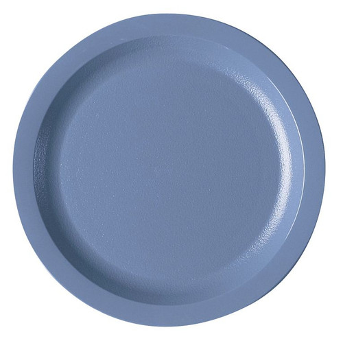 Cambro 725CWNR401 7.25" Dia. Blue Polycarbonate Round Narrow Rim - 48/Case