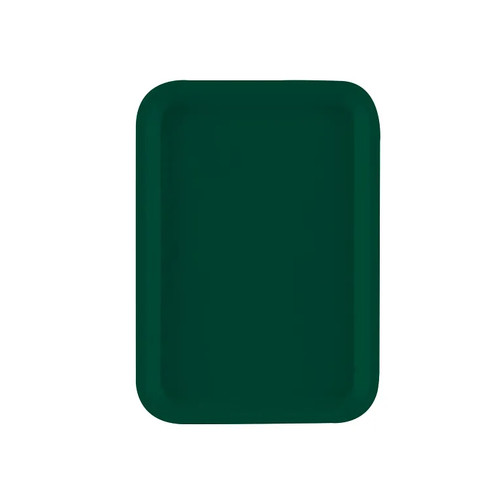 Cambro 46119 6" x 4.25" Sherwood Green High-Impact Fiberglass Rectangular Camtray - 12/Case