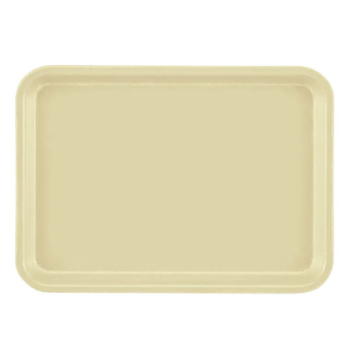 Cambro 57536 6.94" x 4.94" Lemon Chiffon High-Impact Fiberglass Rectangular Camtray