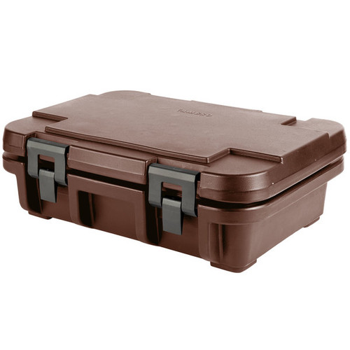 Cambro UPC140131 40 Qt. Dark Brown Polyethylene Top Loading Ultra Pan Carriers