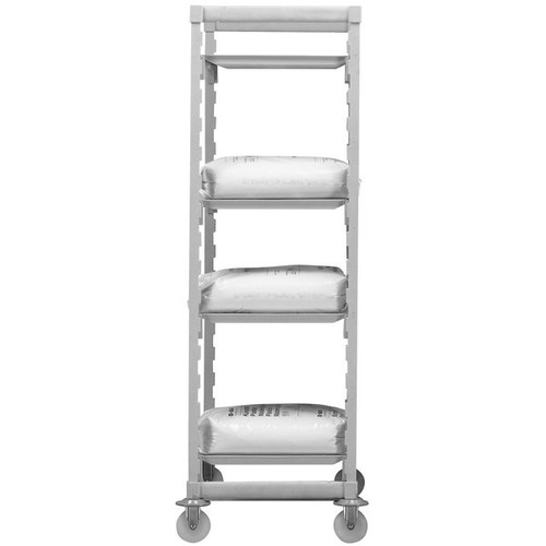 Cambro CPHU245467V4480 54" W x 24" D x 67" H Speckled Gray 4 Shelves Vented Camshelving Premium High Density Mobile Starter Unit