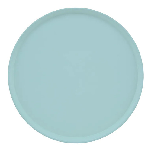 Cambro 1950177 19.5" Sky Blue Fiberglass Round Serving Camtray - 12/Case