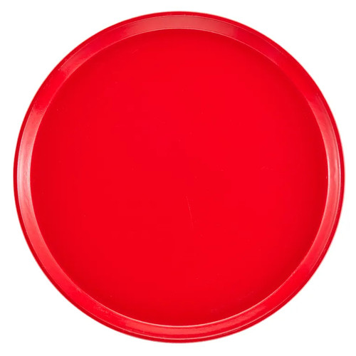 Cambro 1400521 14" Dia. Cambro Red Round Fiberglass Serving Camtray - 12/Case