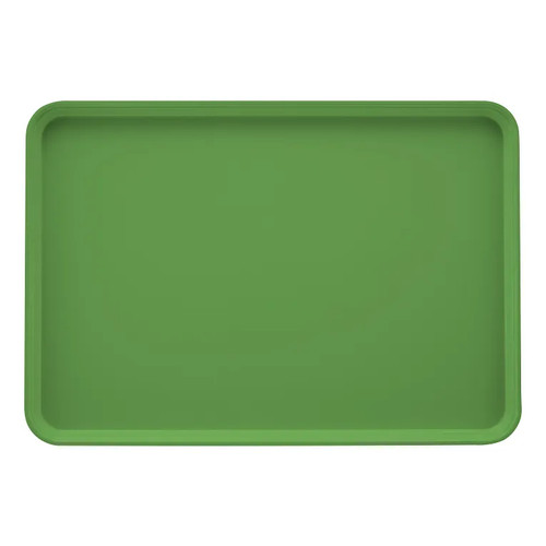 Cambro 2025113 25.56" x 20.75" Limeade High-Impact Fiberglass Rectangular Camtray - 6/Case