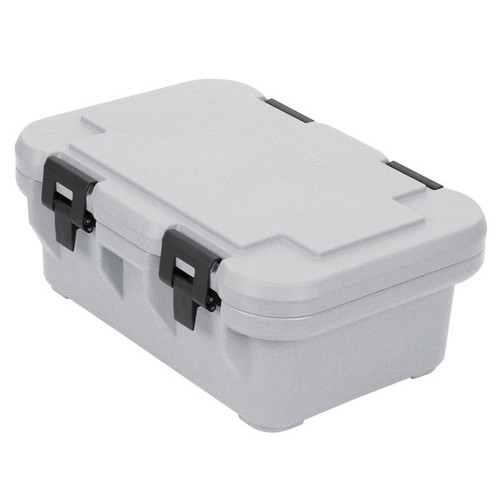 Cambro UPCS160480 20 Qt. Speckled Gray Polypropylene Top Loading S-Series Ultra Pan Carriers