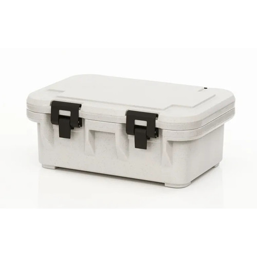 Cambro UPCS160480 20 Qt. Speckled Gray Polypropylene Top Loading S-Series Ultra Pan Carriers