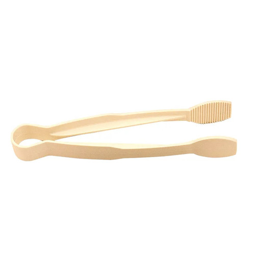 Cambro TG9133 9" Flat Grip Surface Dishwasher Safe Beige Lugano Tongs - 12/Case