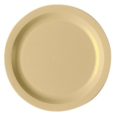 Cambro 725CWNR133 7.25" Dia. Beige Polycarbonate Round Narrow Rim - 48/Case