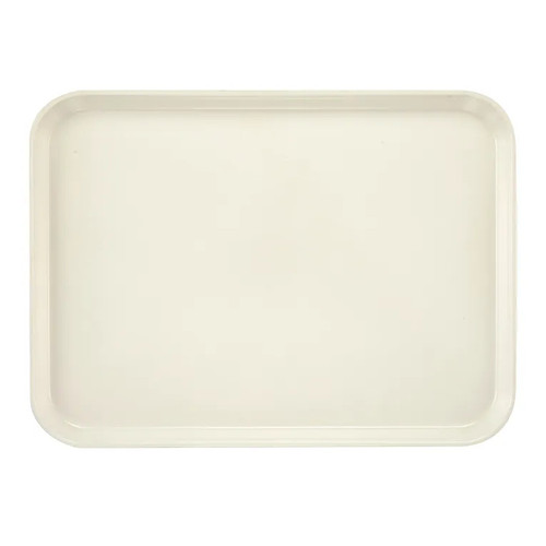 Cambro 16225148 16.5" x 22.5" Rectangular Fiberglass White Camtray - 12/Case