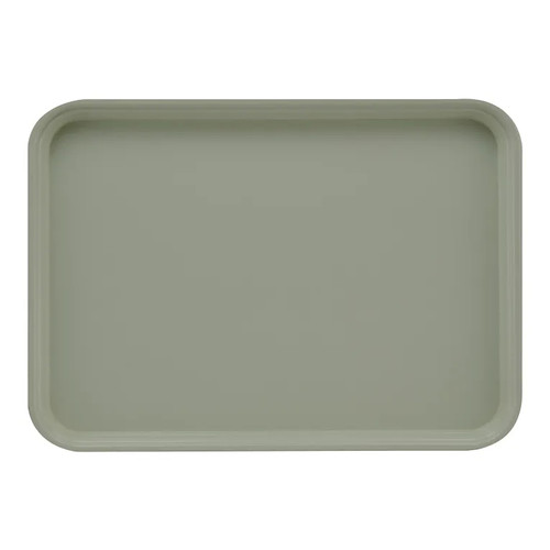 Cambro 1622199 16" x 22" Rectangular Fiberglass Taupe Camtray - 12/Case
