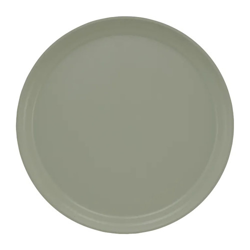 Cambro 1300199 13" Dia. Taupe Round Fiberglass Serving Camtray - 12/Case