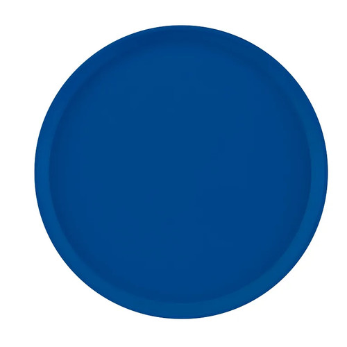Cambro 1600123 16" Dia. Round Fiberglass Amazon Blue Serving Camtray - 12/Case