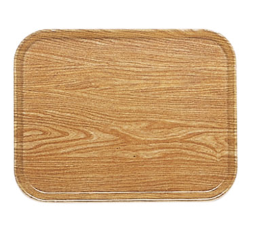 Cambro 810307 9.88" x 8" Light Elm High-Impact Fiberglass Rectangular Camtray - 12/Case