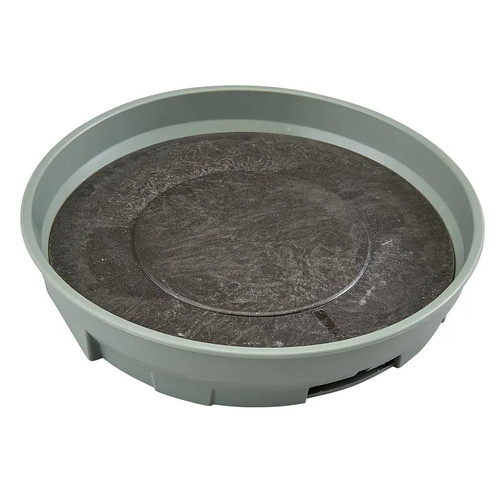Cambro MDSCDB9447 9.56" Dia. X 1.93 Meadow Camduction Base - 12/Case