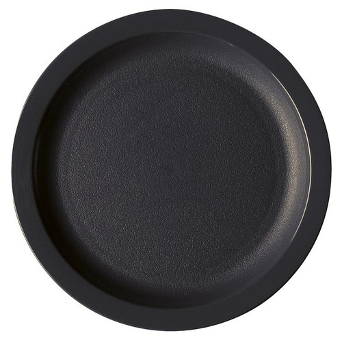 Cambro 825CWNR110 8.25" Dia. Black Polycarbonate Round Narrow Rim - 48/Case