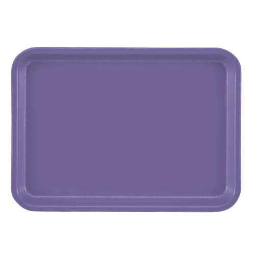 Cambro 46551 6" x 4.25" Grape High-Impact Fiberglass Rectangular Camtray - 12/Case