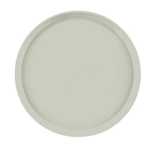 Cambro 1400101 14" Dia. Antique Parchment Round Fiberglass Serving Camtray - 12/Case