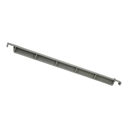 Cambro CSDBS480 23-11/32 x 1-1/2" Speckled Grey Raised Bar Straight Camshelving Divider Bar - 4 Cases