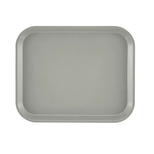 Cambro 810107 9.88" x 8" Pearl Gray High-Impact Fiberglass Rectangular Camtray - 12/Case