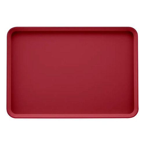 Cambro 2025410 25.56" x 20.75" Raspberry Cream High-Impact Fiberglass Rectangular Camtray - 6/Case