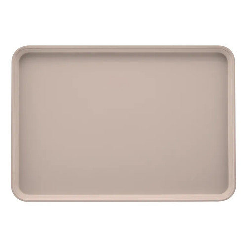 Cambro 2025106 25.56" x 20.75" Light Peach High-Impact Fiberglass Rectangular Camtray - 6/Case