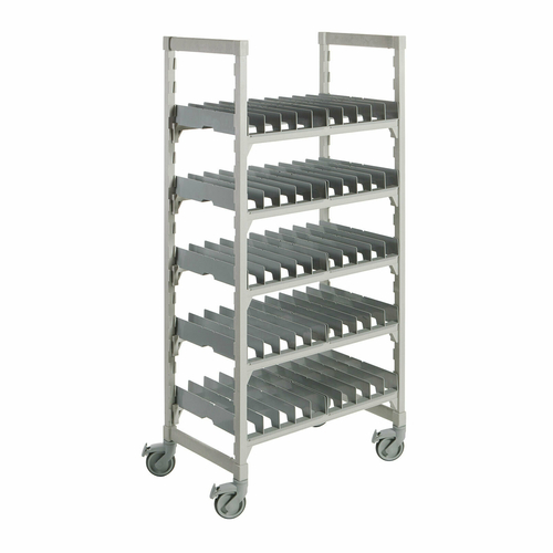 Cambro CPMU243675DDPKG 24 x 36 x 75 Speckled Gray Camshelving Premium Series Mobile Drying Unit