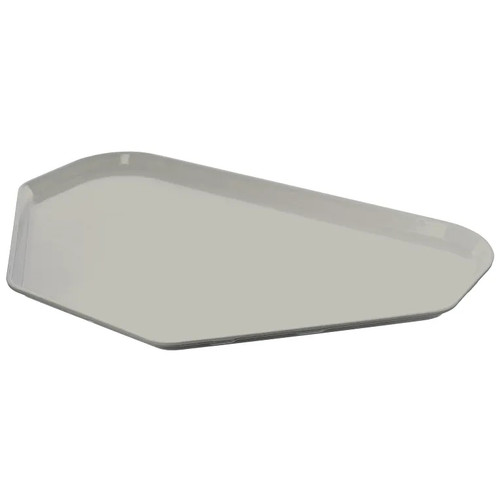 Cambro 1422TR199 14" x 22" Trapezoid Fiberglass Taupe Camtray - 12/Case