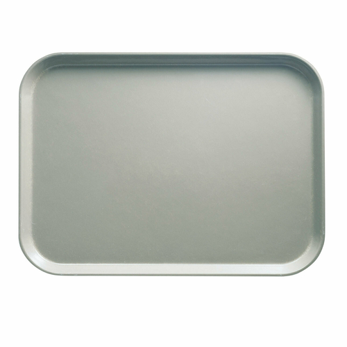 Cambro 16225199 16.5" x 22.5" Rectangular Fiberglass Taupe Camtray - 12/Case