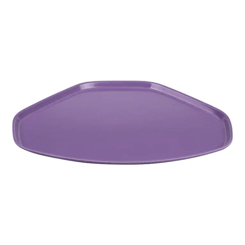 Cambro 1520TR551 14.56" x 19.5" Trapezoid Fiberglass Grape Camtray - 12/Case