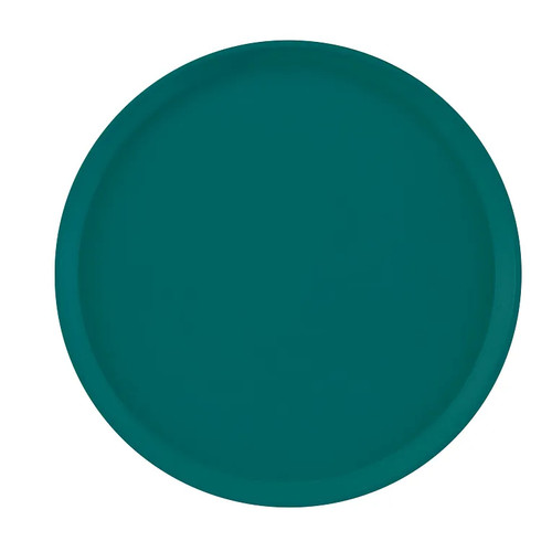 Cambro 1600401 16" Dia. Round Fiberglass Slate Blue Serving Camtray - 12/Case