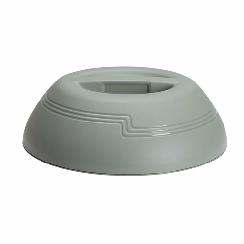 Cambro MDSD9447 Insulated Fits 9" Plate Meadow Polypropylene The Shore Collection Dome - 12/Case