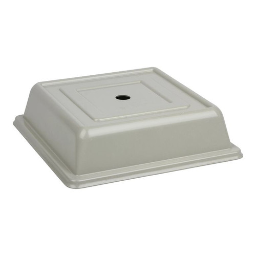 Cambro 978SFVS101 10" Antique Parchment Fiberglass Square Versa Camcover Plate Cover - 12/Case