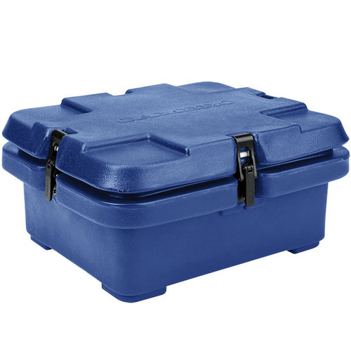 Cambro 240MPC186 6.3 Qt. Navy Blue Polyethylene Top Loading for Half Size Food Pans CamCarrier