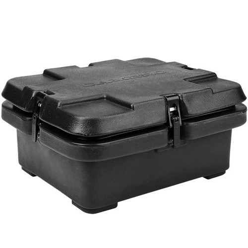 Cambro 240MPC110 6.3 Qt. Black Polyethylene Top Loading for Half Size Food Pans CamCarrier