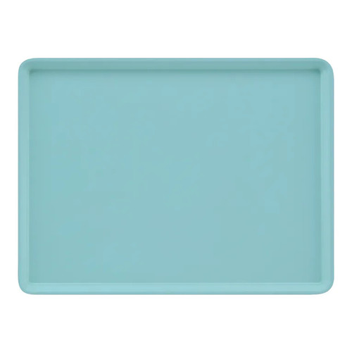 Cambro 16225177 16.5" x 22.5" Rectangular Fiberglass Sky Blue Camtray - 12/Case
