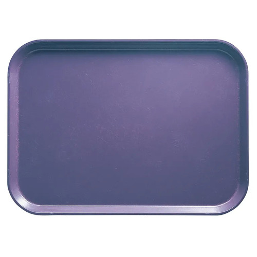 Cambro 1418551 14" x 18" Grape Rectangular High-Impact Fiberglass Camtray - 12/Case