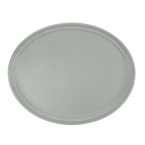 Cambro 2500199 24" x 19" Taupe High-Impact Fiberglass Oval Camtray - 6/Case