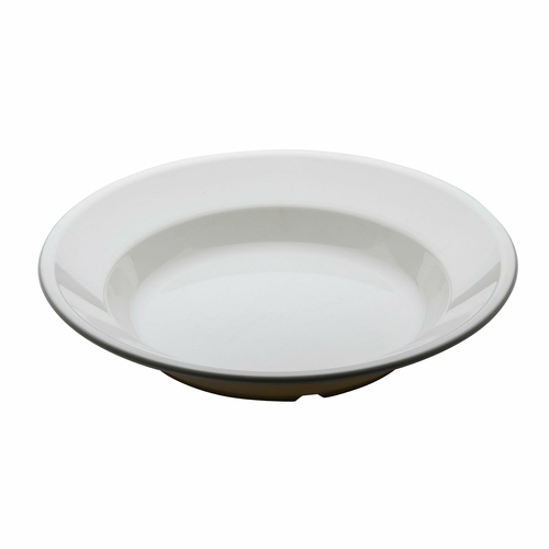 Cambro 90SPCW148 23.5 Oz. White Polycarbonate Scratch Resistant Camwear Soup Bowl - 48/Case