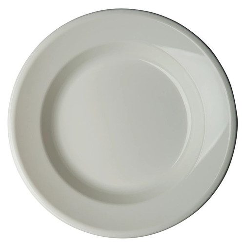 Cambro 90SPCW148 23.5 Oz. White Polycarbonate Scratch Resistant Camwear Soup Bowl - 48/Case
