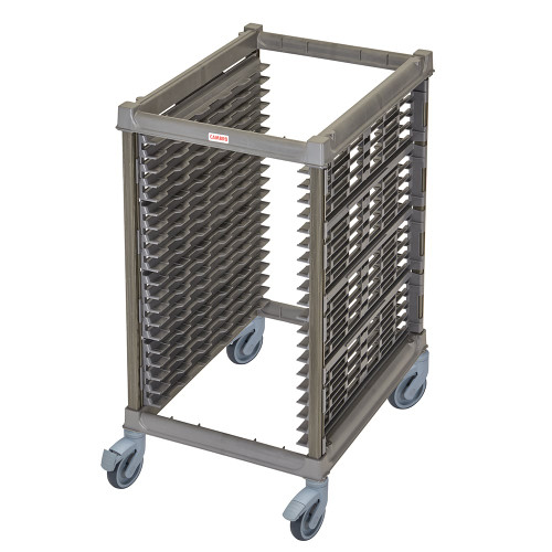 Cambro UPR1826HP20580 175 Lb. Brushed Graphite Composite Plastic Half Size Unit Camshelving Ultimate Sheet Pan Rack